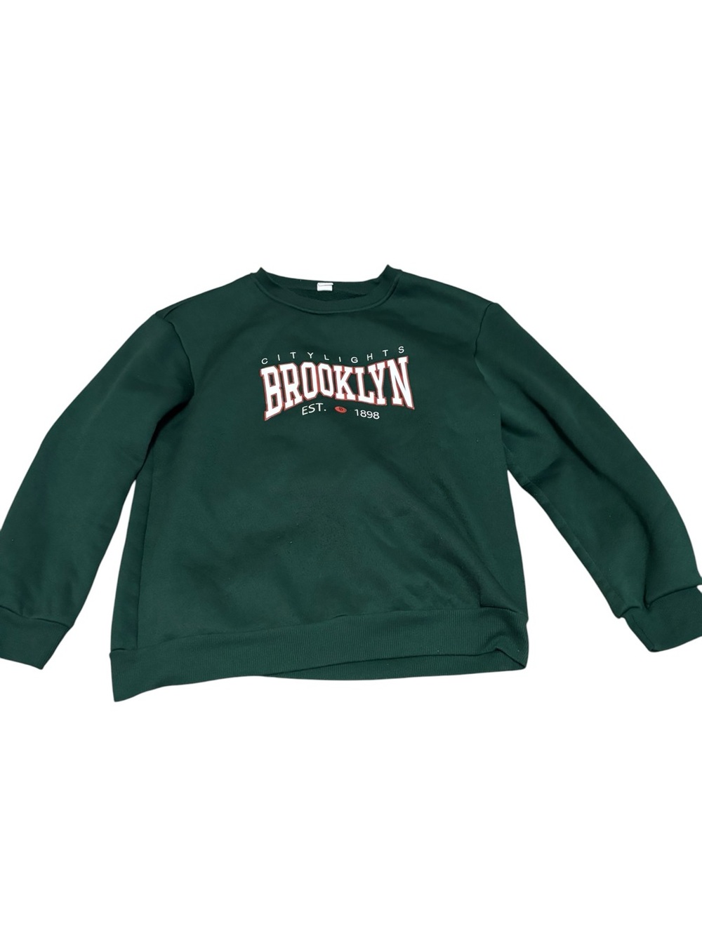 Brooklyn Graphic Crewneck Sweatshirt - Green 11-12 Yrs